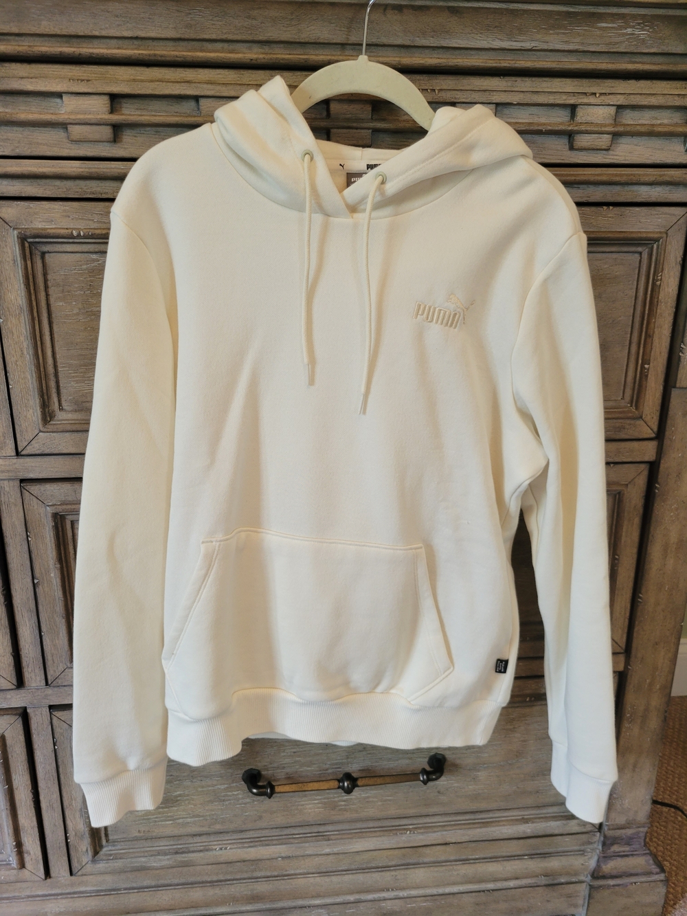 PUMA Women's Off-White Pullover Hoodie